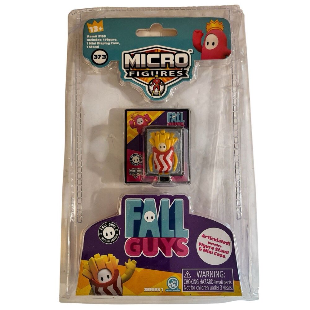 Micro Figures World's Smallest Fall Guys French Fries Micro Figure NEW